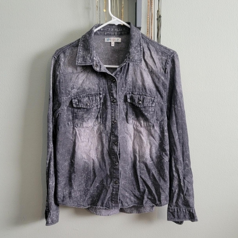 Grey Wash Denim Jacket